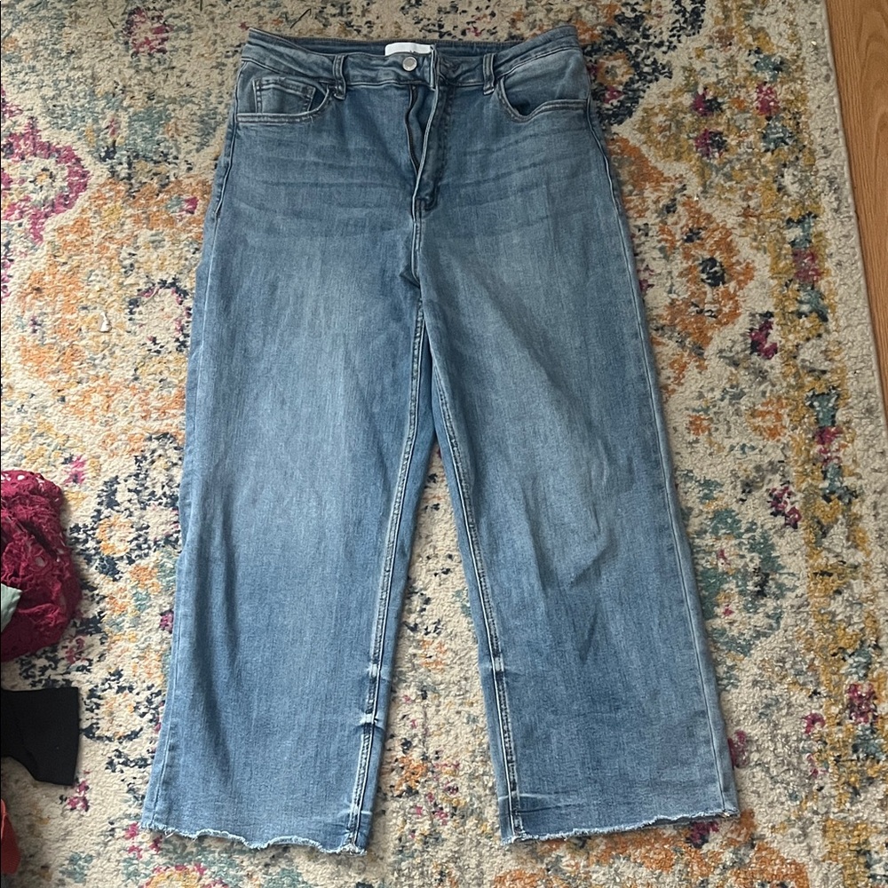 VERVET BY FLYING MONKEY Light Blue Flare Jeans